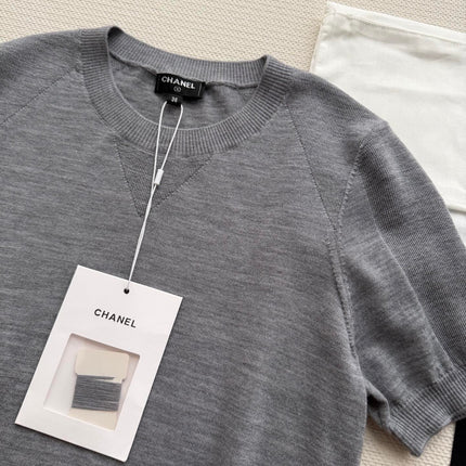 CHANEL 26S SHORT-SLEEVE KNIT TOP 917