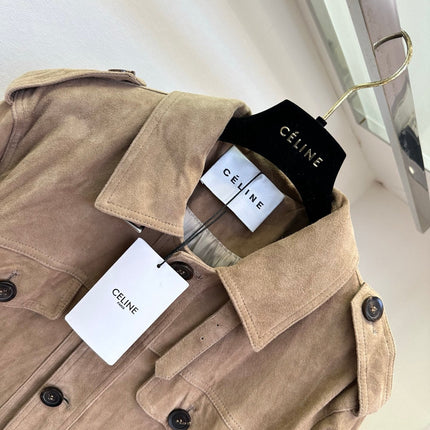 CELINE 26S SUEDE SAFARI JACKET 753