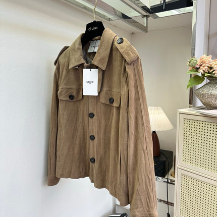 CELINE 26S SUEDE SAFARI JACKET 753