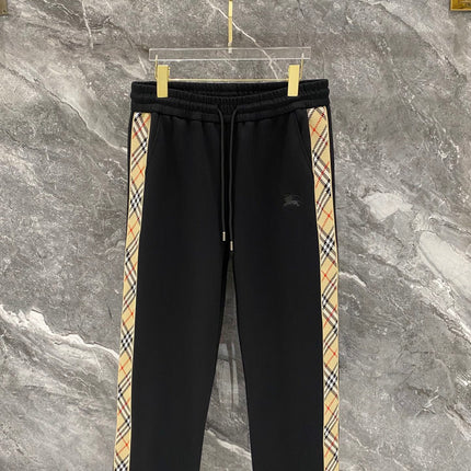 BURBERRY 26S CHECK-TRIM ZIP-UP TRACKSUIT 485