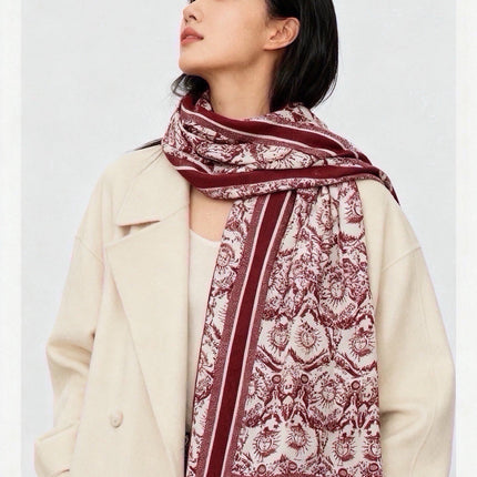 DIOR 26S SCARF 135 IN CASHMERE AND SILK 433864
