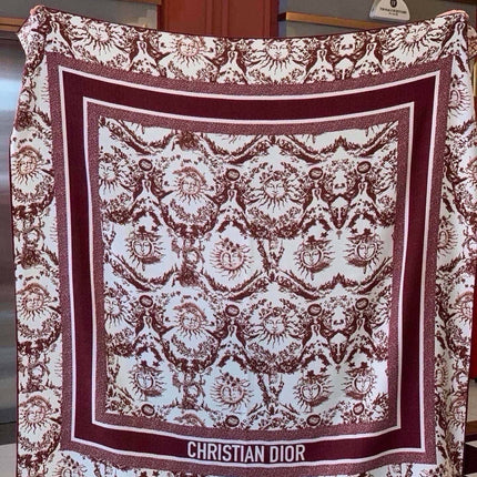 DIOR 26S SCARF 135 IN CASHMERE AND SILK 433864