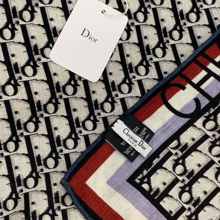 DIOR 26S SCARF 140 IN CASHMERE AND SILK 433906