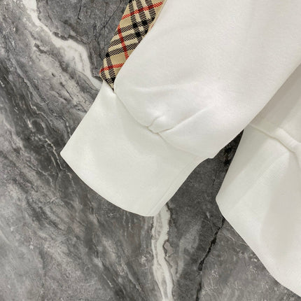 BURBERRY 26S CHECK-TRIM ZIP-UP TRACKSUIT 484