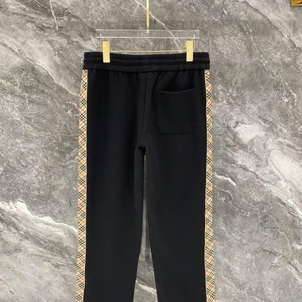 BURBERRY 26S CHECK-TRIM ZIP-UP TRACKSUIT 482