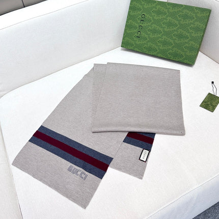 SCARF 180 CM IN HARBOR GRAY CASHMERE 398452