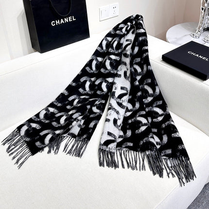 CHANEL 26S SCARF 200 IN CASHMERE 509186