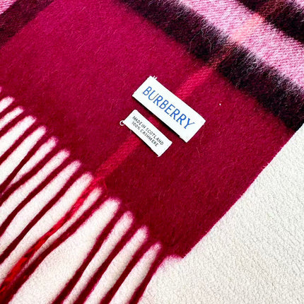 BURBERRY 26S SCARF 168 IN CASHMERE 513376