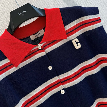 CELINE 26S SLEEVELESS POLO TOP 393