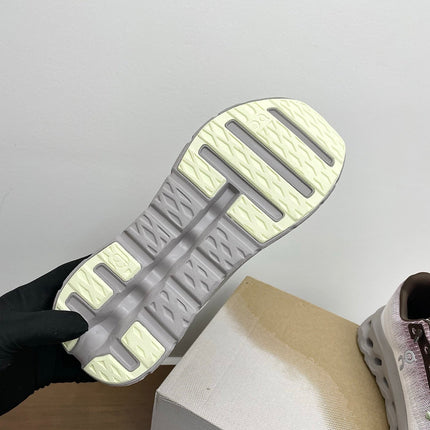 LOEWE 26S CLOUDTILT SNEAKER IN DARK BROWN IVORY RECYCLED POLYESTER