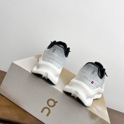 LOEWE 26S CLOUDTILT SNEAKER IN BLACK IVORY RECYCLED POLYESTER