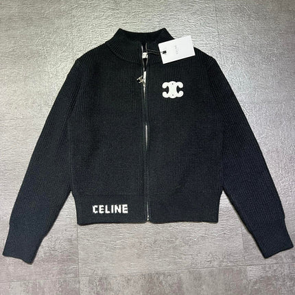 CELINE 26S ZIP-UP KNIT CARDIGAN 621