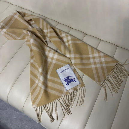 BURBERRY 26S SCARF 168 IN CASHMERE 513225