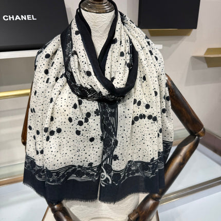 CHANEL 26S SCARF 200 IN CASHMERE 509238