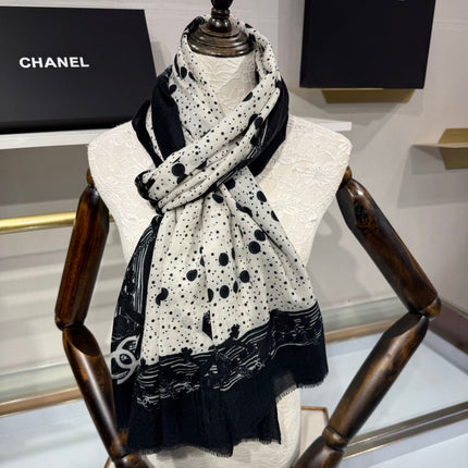 CHANEL 26S SCARF 200 IN CASHMERE 509238