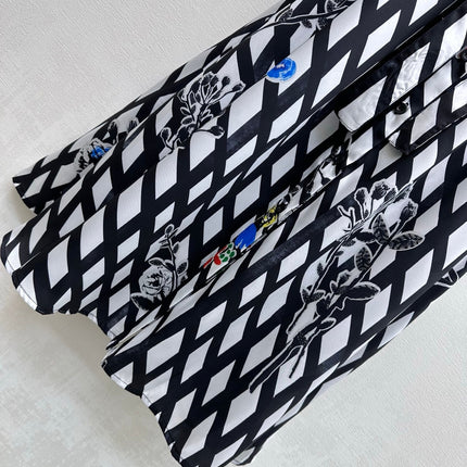 CHANEL 26S PATTERNED SHIRT DRESS STYLE 1169