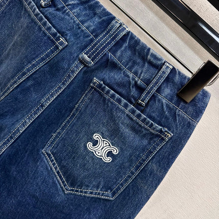 CELINE 26S HIGH-WAIST WIDE-LEG JEANS 650