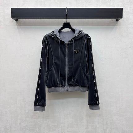 PRADA 26S HOODIE AND WIDE-LEG PANTS SET 1251