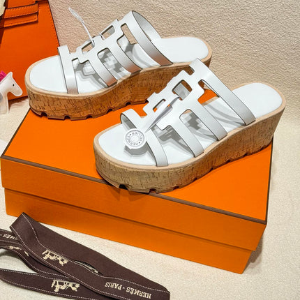 ISABELLA SANDAL WHITE CALFSKIN