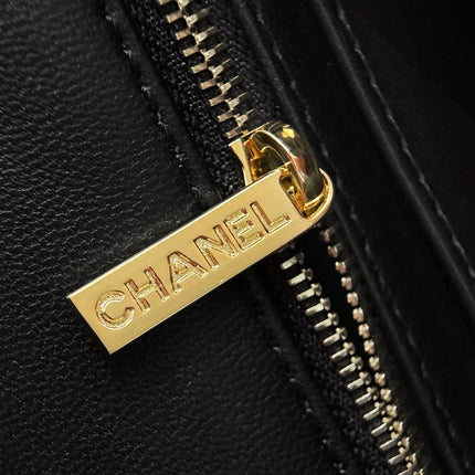 CHANEL 26S CLASSIC FLAP BAG 21 IN BLACK MIX WHITE SEQUINS STYLE 3