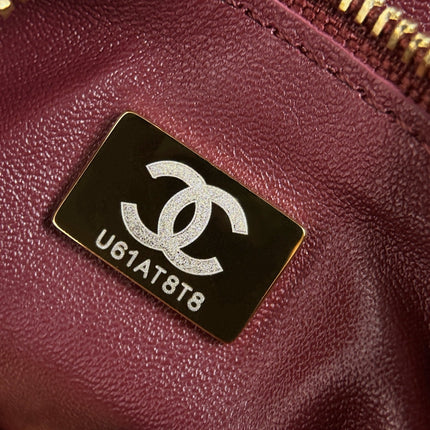CHANEL 26S CLASSIC MINI FLAP BAG 20 IN COFFEE BROWN CAVIAR LEATHER