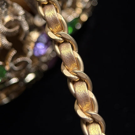 CHANEL 26S MINI SPHERICAL BAG IN MULTICOLOR CRYSTAL-EMBELLISHED