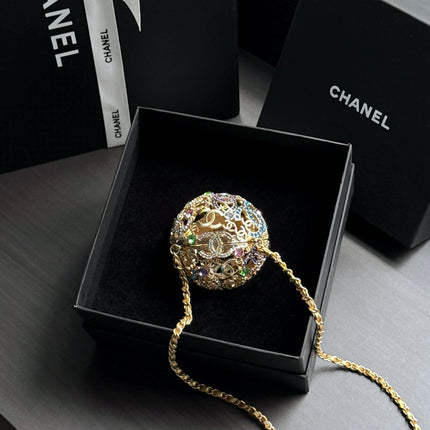 CHANEL 26S MINI SPHERICAL BAG IN MULTICOLOR CRYSTAL-EMBELLISHED