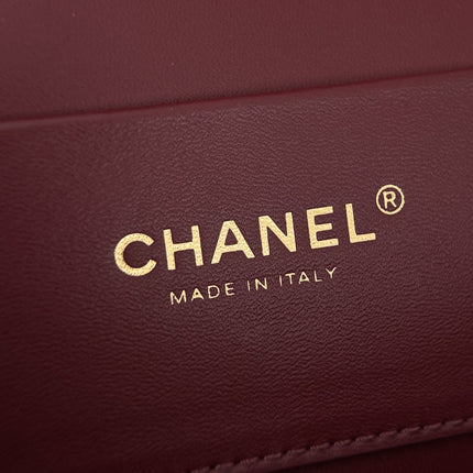 CHANEL 26S HANDBAG 32 IN BLACK SMOOTH CALFSKIN