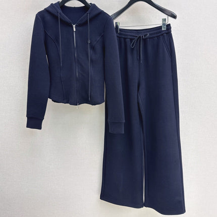 ALO 26S ZIP-UP HOODIE AND FLARED PANTS SET 379