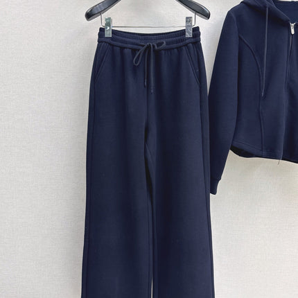 ALO 26S ZIP-UP HOODIE AND FLARED PANTS SET 379