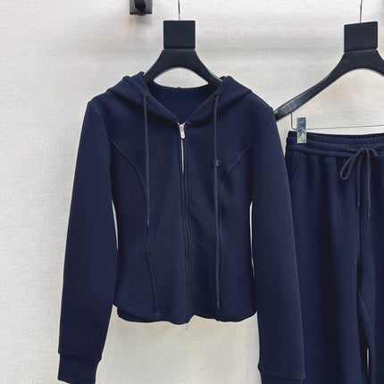 ALO 26S ZIP-UP HOODIE AND FLARED PANTS SET 379