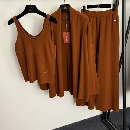 LORO PIANA 26S THREE-PIECE KNIT SET 943