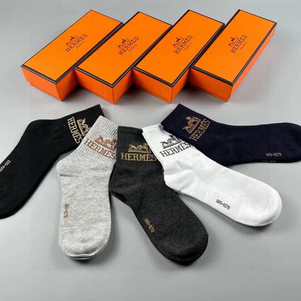 HERMES 26S ANKLE SOCKS 135118 (1 BOX)