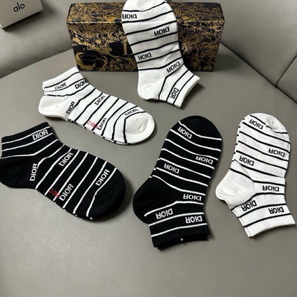 DIOR 26S ANKLE SOCKS 412455 (1 BOX)