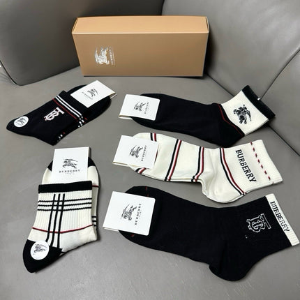 BURBERRY 26S ANKLE SOCKS 413941 (1 BOX)
