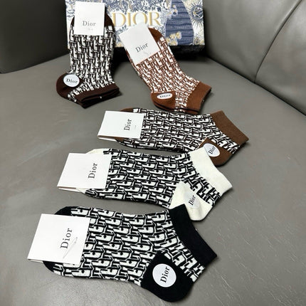 DIOR 26S ANKLE SOCKS 415728 (1 BOX)