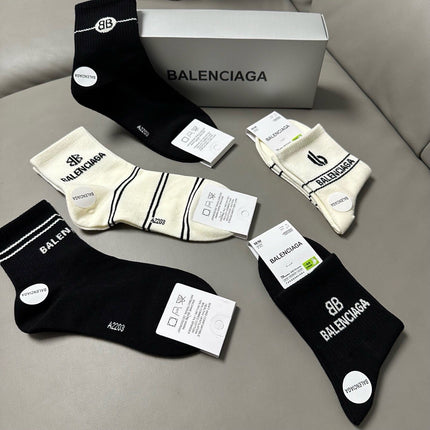 BALENCIAGA 26S ANKLE SOCKS 421177 (1 BOX)
