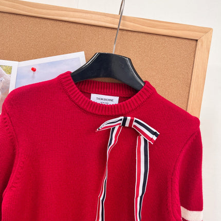 THOM 26S ROUND-NECK KNIT SWEATER 298