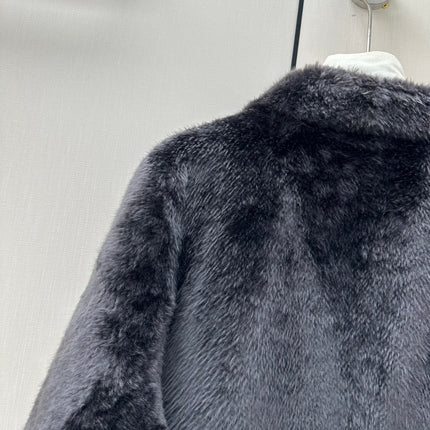 CELINE 26S ZIP-UP FUR JACKET 580