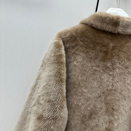 CELINE 26S ZIP-UP FUR JACKET 579